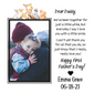 Daddy's First Father's Day Square Acrylic Plaque with Personalization