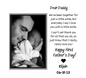 Daddy's First Father's Day Square Acrylic Plaque with Personalization