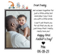 Daddy's First Father's Day Square Acrylic Plaque with Personalization
