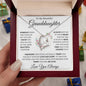 To My Beautiful Granddaughter Keep Me In Your Heart Forever Love Pendant