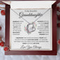 To My Beautiful Granddaughter Keep Me In Your Heart Forever Love Pendant