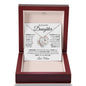My Beautiful Daughter Keep Me In Your Heart Love, Mom Forever Love Necklace
