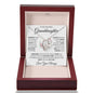 To My Beautiful Granddaughter Keep Me In Your Heart Forever Love Pendant