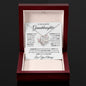 To My Beautiful Granddaughter Keep Me In Your Heart Forever Love Pendant