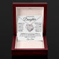 TO MY BEAUTIFUL DAUGHTER KEEP ME IN YOUR HEART FOREVER LOVE HEART PENDANT