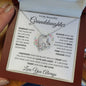 To My Beautiful Granddaughter Keep Me In Your Heart Forever Love Pendant