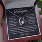 Daughter, Carry You In My Heart, Love Dad, Forever Love Necklace