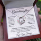 To My Beautiful Granddaughter Keep Me In Your Heart Forever Love Pendant