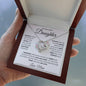 My Beautiful Daughter Keep Me In Your Heart Love, Mom Forever Love Necklace