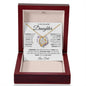 TO MY BEAUTIFUL DAUGHTER KEEP ME IN YOUR HEART FOREVER LOVE HEART PENDANT