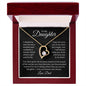Daughter, Carry You In My Heart, Love Dad, Forever Love Necklace