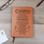 To My Daughter Be Bold, Be Brave Vegan Leather Journal