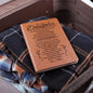 To My Daughter Be Bold, Be Brave Vegan Leather Journal