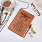 To My Daughter I Am So Proud Of You Vegan Leather Graphic Journal