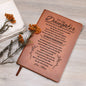 To My Daughter Be Bold, Be Brave Vegan Leather Journal
