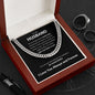 To My Husband, My Everything Cuban Link Chain