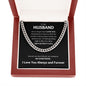 To My Husband, My Everything Cuban Link Chain