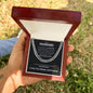 To My Husband, My Everything Cuban Link Chain