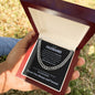 To My Husband, My Everything Cuban Link Chain