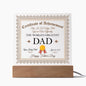 Certified World's Greatest Dad Square Acrylic Plaque