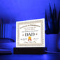 Certified World's Greatest Dad Square Acrylic Plaque