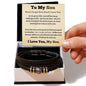 To My Son Love You Forever Bracelet
