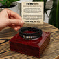 To My Son Love You Forever Bracelet