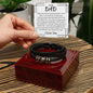 To My Dad, Men's Love You Forever Bracelet