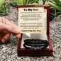 To My Son Love You Forever Bracelet