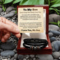 To My Son Love You Forever Bracelet