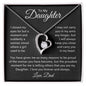 Daughter, Carry You In My Heart, Love Dad, Forever Love Necklace