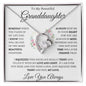To My Beautiful Granddaughter Keep Me In Your Heart Forever Love Pendant