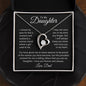 Daughter, Carry You In My Heart, Love Dad, Forever Love Necklace