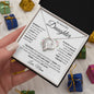 My Beautiful Daughter Keep Me In Your Heart Love, Mom Forever Love Necklace