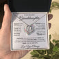 To My Beautiful Granddaughter Keep Me In Your Heart Forever Love Pendant