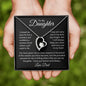 Daughter, Carry You In My Heart, Love Dad, Forever Love Necklace
