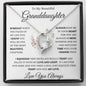 To My Beautiful Granddaughter Keep Me In Your Heart Forever Love Pendant