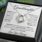 To My Beautiful Granddaughter Keep Me In Your Heart Forever Love Pendant