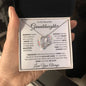 To My Beautiful Granddaughter Keep Me In Your Heart Forever Love Pendant