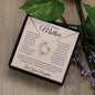 My Amazing Mother Champagne Hearts, Forever Love Necklace