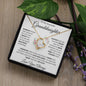 To My Beautiful Granddaughter Keep Me In Your Heart Forever Love Pendant