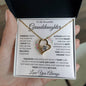 To My Beautiful Granddaughter Keep Me In Your Heart Forever Love Pendant