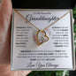 To My Beautiful Granddaughter Keep Me In Your Heart Forever Love Pendant