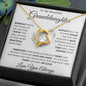 To My Beautiful Granddaughter Keep Me In Your Heart Forever Love Pendant
