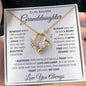 To My Beautiful Granddaughter Keep Me In Your Heart Forever Love Pendant