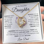 TO MY BEAUTIFUL DAUGHTER KEEP ME IN YOUR HEART FOREVER LOVE HEART PENDANT
