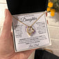 TO MY BEAUTIFUL DAUGHTER KEEP ME IN YOUR HEART FOREVER LOVE HEART PENDANT