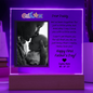 Daddy's First Father's Day Square Acrylic Plaque with Personalization