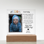Daddy's First Father's Day Square Acrylic Plaque with Personalization
