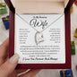 To My Amazing Wife Forever Love Necklace